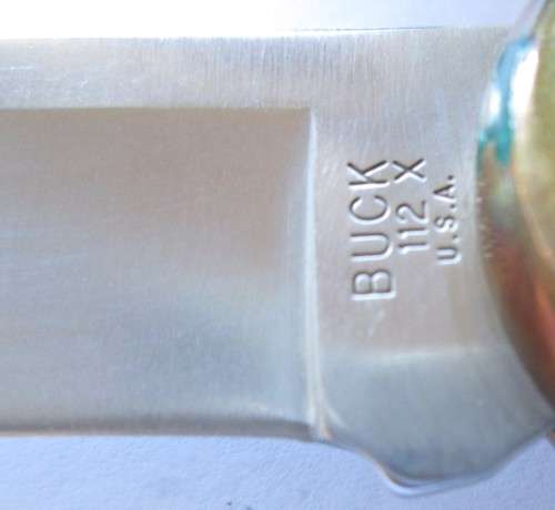 BUCK 112 X HUNTER KNIFE WITH ORIGINAL POUCH - RAK94