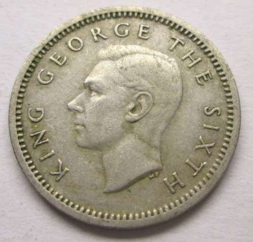 3 PENCE 1951 NEW ZEALAND COIN - C1688