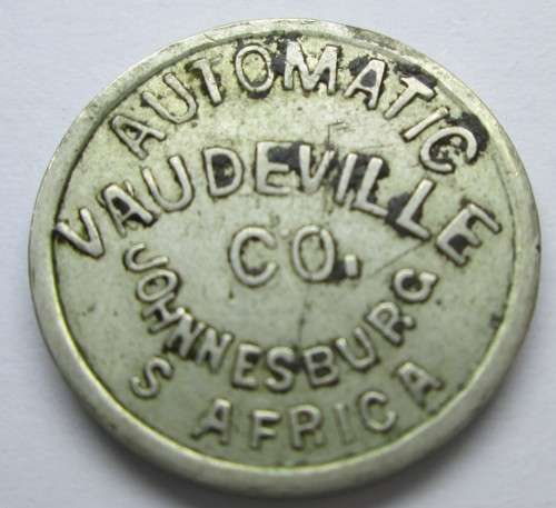 AUTOMATIC VAUDEVILLE Co. JOHANNESBURG TOKEN - RAK427