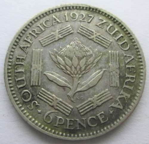1927 ZAR 6 Pence