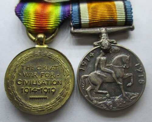 THE GREAT WAR OF CIVILIZATION 1914 -1919 MEDALS - RAKM/91