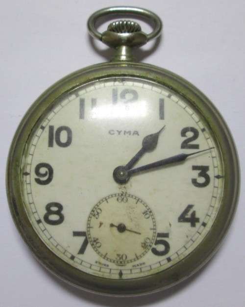 CYMA 7 JEWEL SWISS MADE POCKET WATCH - RAKW/56