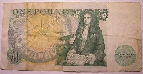 ONE POUND BANK OF ENGLAND BANKNOTE - RAKN/96