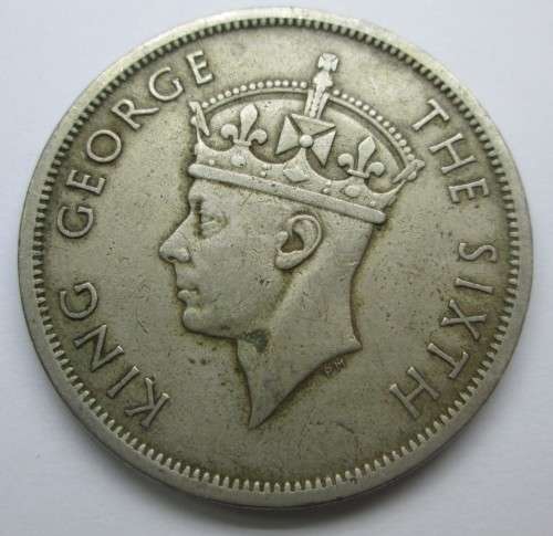 HALF CROWN 1962 SOUTHERN RHODESIA COIN - RAKC/189