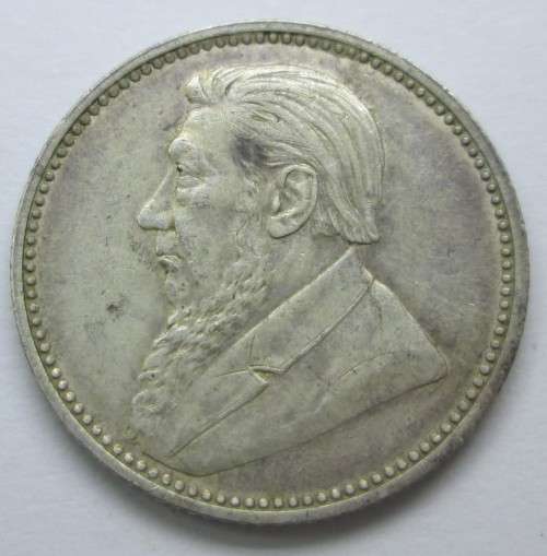 6 PENCE 1896 ZAR *SILVER* COIN - RAKC/33