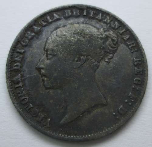 SIX PENCE 1859 GREAT BRITAIN *SILVER* COIN - RAKC/207