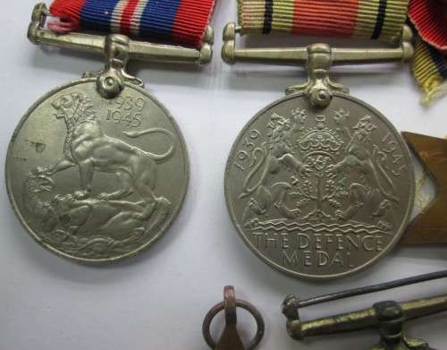 MEDAL SELECTION WITH RIBBONS OF R.B. CURRIE No 214650 - RAKM/127