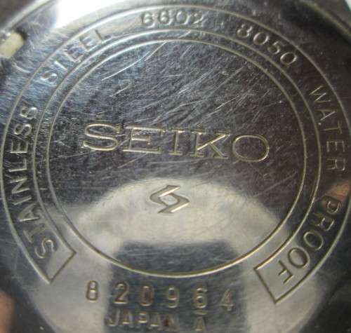SEIKO 17 JEWELS 6602 820964 JAPAN A WATCH - RAKW/61