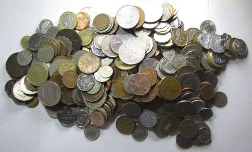 WORLD COINS SCRATCH BOX COINS (1.5 kilo) - RAKC/252