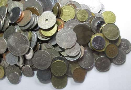 WORLD COINS SCRATCH BOX COINS (1.5 kilo) - RAKC/253