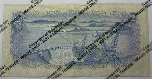 TWO RAND SOUTH AFRICAN RESERVE BANK SERIAL No D39 154706 BANKNOTE - RAKN/169
