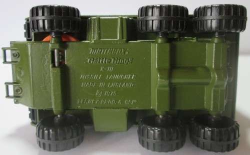 1975 MISSILE LAUNCHER MATCHBOX BATTLE KINGS K-111 - RAKV/7
