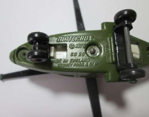 1976 HELICOPTER SB20 MATXBOX MADE IN ENGLAND - RAKV/8