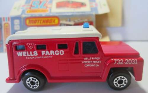 1978 WELLS FARGO SECURITY TRUCK No 69 SUPERFAST MATCHBOX / ORIGINAL BOX - RAKV/47