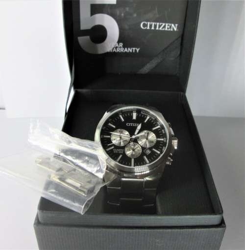 Citizen AN8170-59E Serial Nr 871220258 Wristwatch with Original box