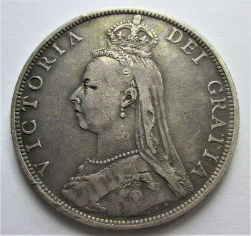 DOUBLE 1889 GREAT BRITAIN *SILVER* COIN - RAKC/245