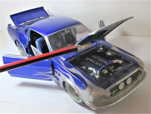 1967 SHELBY GT-500KR No 90054 JADA TOYS MADE IN CHINA - RAKV/35