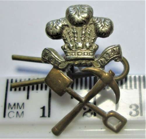 61st PRINCE OF WALES 1906-1922 OWN PIONEERS COLLAR BADGE - RAKM/144