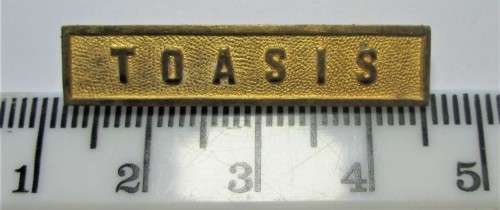 SELECTION OF IMPERIAL GERMAN BATTLE CLAPS /SOUTH WEST AFRICA 1871 - 1917 x4 - RAKM/145