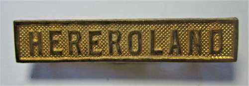 SELECTION OF IMPERIAL GERMAN BATTLE CLAPS /SOUTH WEST AFRICA 1871 - 1917 x4 - RAKM/145