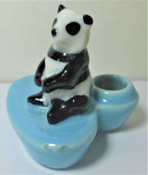 Giant Panda 1957 to 1962 Wade Zoo Lights Candle Holders