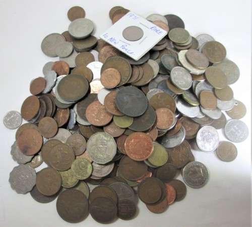 WORLD COINS SCRATCH BOX COINS (2 KILOS) - SC/60