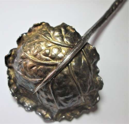 Single Stem Serving Spoon Sterling Silver 925