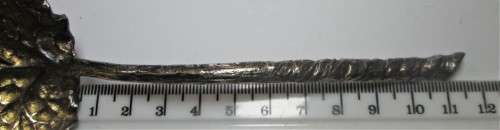 Single Stem Serving Spoon Sterling Silver 925
