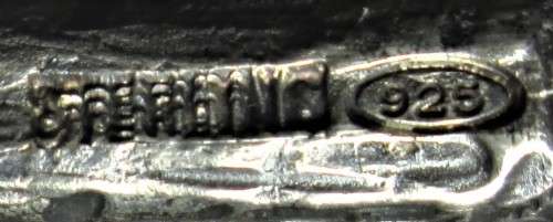 Single Stem Serving Spoon Sterling Silver 925