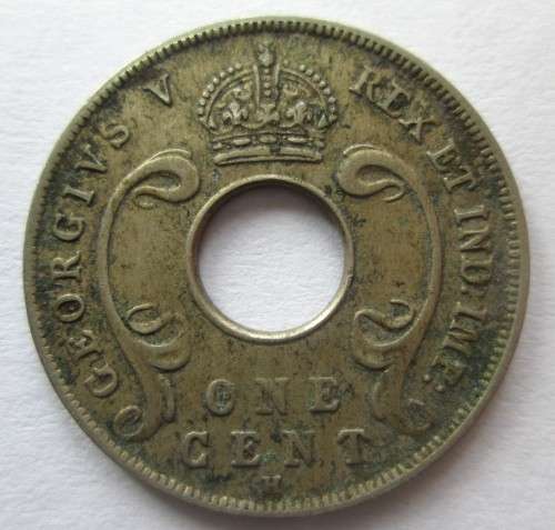 1912 East Africa and Uganda Protectorates 1 Cent
