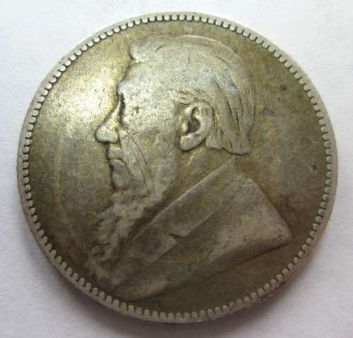 1 SHILLINGS 1896 ZAR *SILVER* COIN - RAKC/151