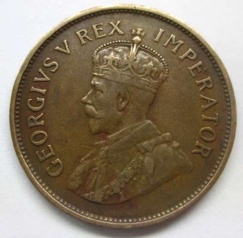 1934 HALF PENNY UNION OF SOUTH AFRICA COIN - SC/45