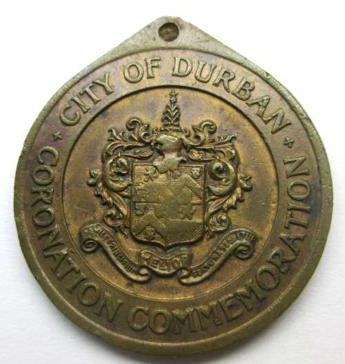 1953 CITY OF DURBAN ROYAL VISIT COMMEMORATIVE MEDAL - RAKM/44