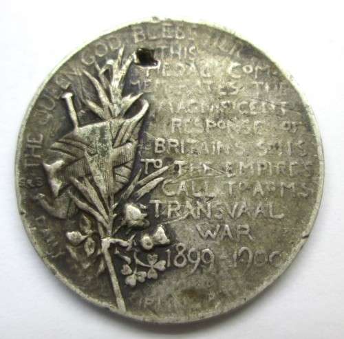 1899 to 1900 The National Commemorative Medal Call to Arms Transvaal