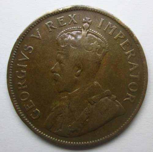 1927 PENNY UNION OF SOUTH AFRICA COIN - SC/90