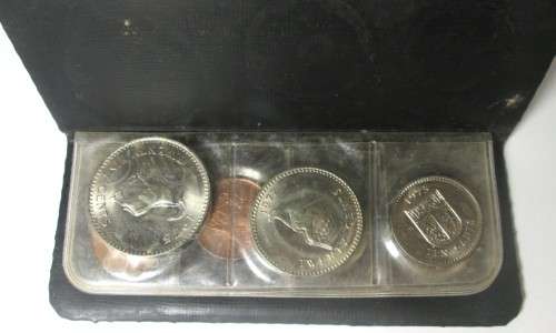 Rhodesia Coin Set 1970 1975 1976 1977 in Pouch