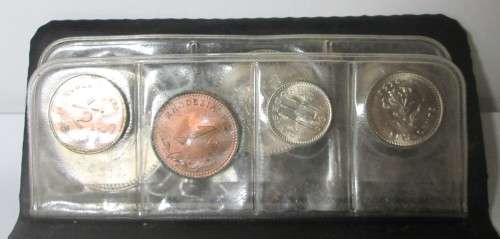 Rhodesia Coin Set 1970 1975 1976 1977 in Pouch