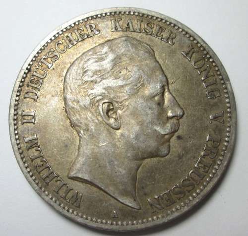 1908 Five Mark Deutsches Reich Germany