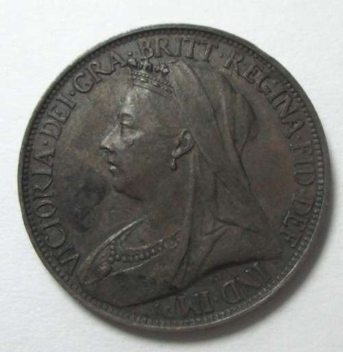 FARTHING 1896 GREAT BRITAIN COIN - RAKC/11