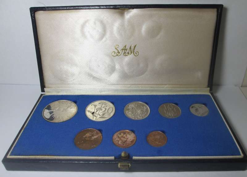 1977 SOUTH AFRICA PROOF SET SA MINT BOX -F/24