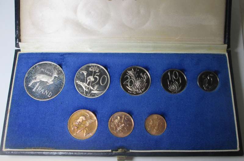 1977 SOUTH AFRICA PROOF SET SA MINT BOX -F/24
