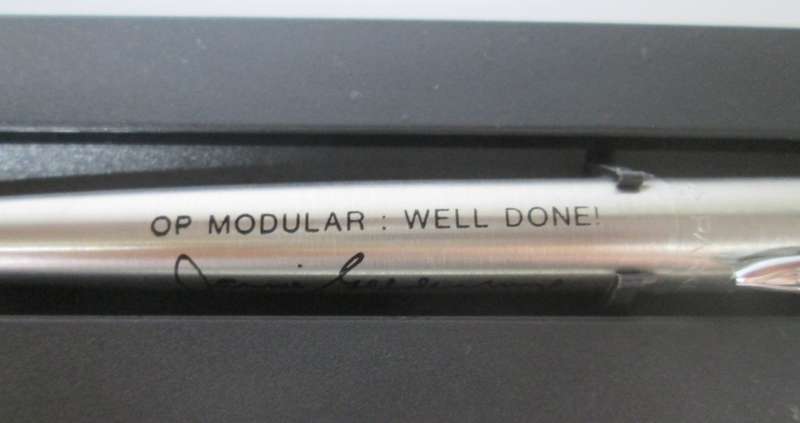 1987 PARKER PEN DONATED BY SADF FUND `OP MODULAR WELL DONE` MADE IN ENGLAND - F/25