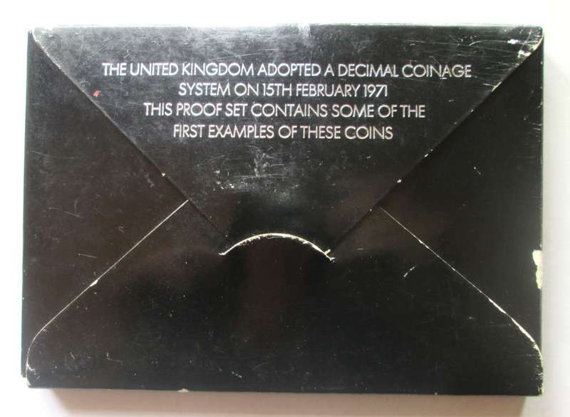 1971 The Decimal Coinage of Great Britain and Northern Ireland Set