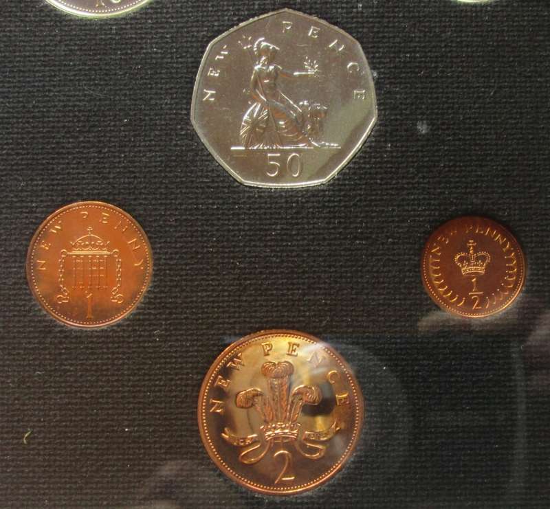 1971 The Decimal Coinage of Great Britain and Northern Ireland Set