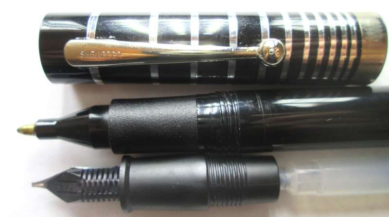 SHEAFFER FOUNTAIN PEN and PEN SET MADE IN USA ITALIC F NIB - F/51