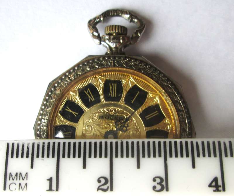 BULER LADIES FOB SWISS UNJUSTED 1 JEWEL No 8800 POCKET WATCH - RAKW/57