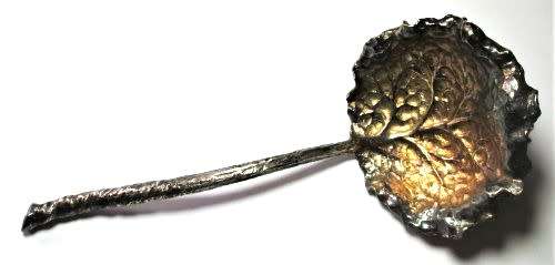 Single Stem Serving Spoon Sterling Silver 925