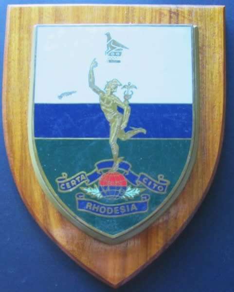 RHODESIA SIGNAL CORPS CERTA/CITO PLAQUE - RAKM/115
