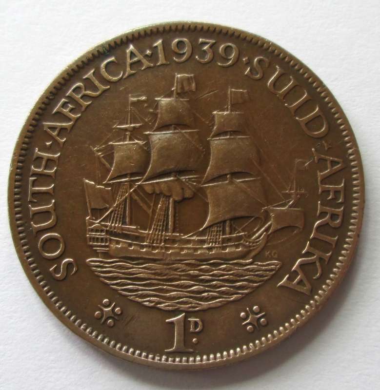 1939 Union of South Africa 1 Penny