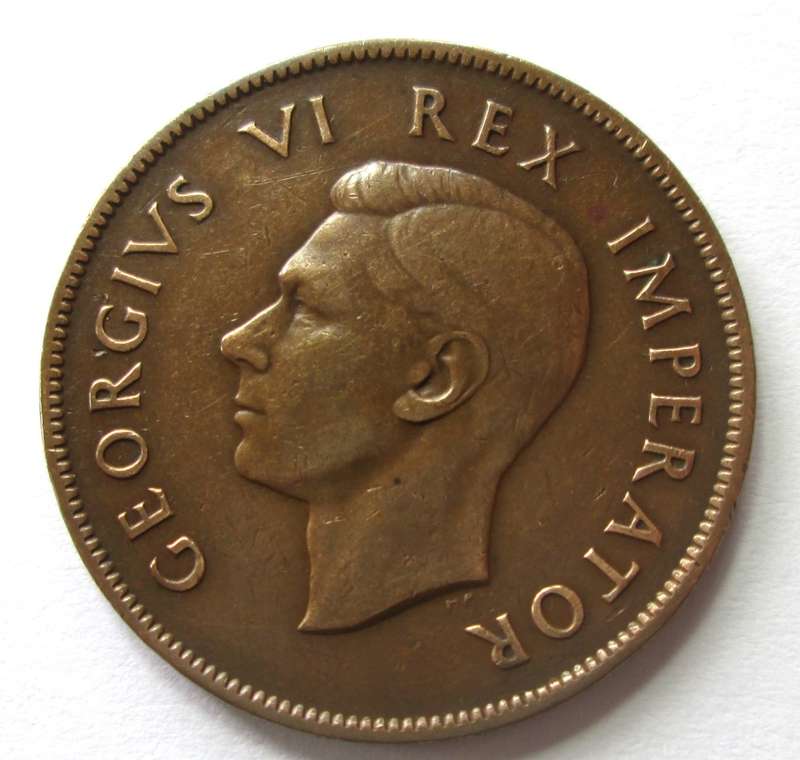 1939 Union of South Africa 1 Penny